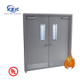 Fireproof double leaf steel fire rated door for warehouse and commercial building